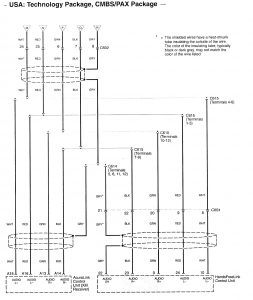 Acura RL - wiring diagram - audio (part 20)