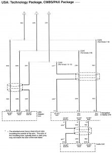 Acura RL - wiring diagram - audio (part 21)