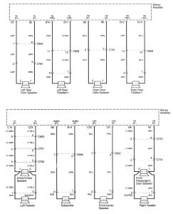 Acura RL - wiring diagram - audio (part 5)