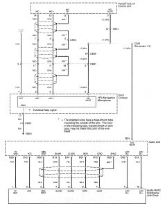 Acura RL - wiring diagram - audio (part 7)