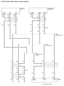 Acura RL - wiring diagram - body controls (part 9)