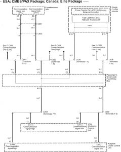 Acura RL - wiring diagram - brake controls (part 2)