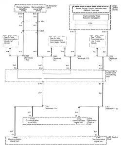 Acura RL - wiring diagram - collision mitigation brake system (part 2)