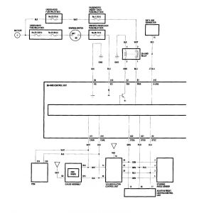 Acura RL - wiring diagram - differential (part 1)