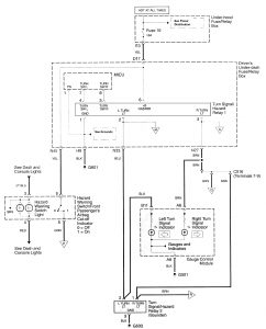 Acura RL - wiring diagram - exterior lighting (part 12)