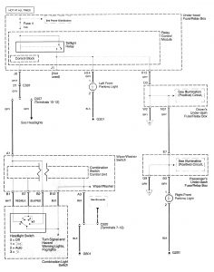 Acura RL - wiring diagram - exterior lighting (part 9)