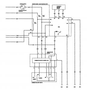 Acura RL - wiring diagram - exterior lighting (part 2)
