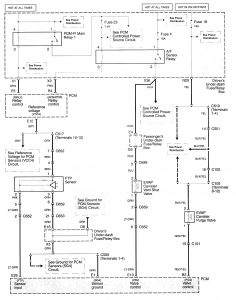 Acura RL - wiring diagram - fuel controls (part 14)