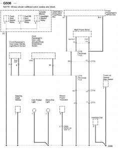 Acura RL - wiring diagram - ground distribution (part 14)