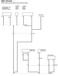 Acura RL - wiring diagram - ground distribution (part 15)