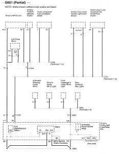 Acura RL - wiring diagram - ground distribution (part 17)