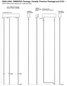 Acura RL - wiring diagram - ground distribution (part 23)