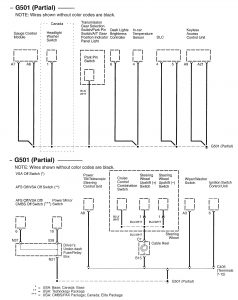 Acura RL - wiring diagram - ground distribution (part 8)