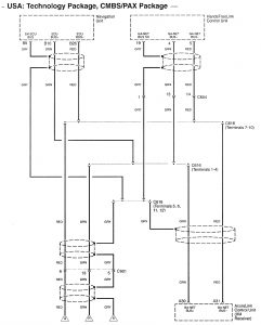 Acura RL - wiring diagram - hands free link system (part 12)