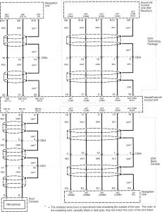 Acura RL - wiring diagram - hands free link system (part 2)