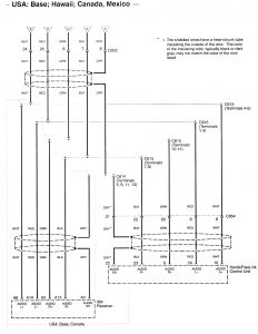 Acura RL - wiring diagram - hands free link system (part 6)