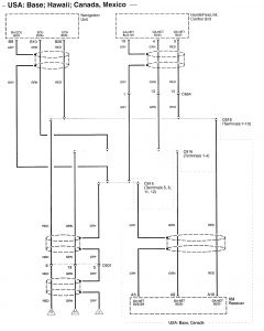 Acura RL - wiring diagram - hands free link system (part 8)