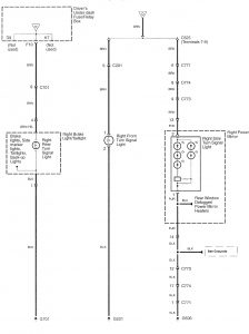 Acura RL - wiring diagram - hazard lamps (part 4)