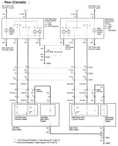 Acura RL - wiring diagram - heated seats (part 4)
