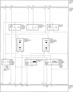 Acura RL - wiring diagram -HVAC controls (part 3)