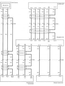Acura RL - wiring diagram -HVAC controls (part 8)