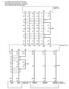 Acura RL - wiring diagram - HVAC controls (part 4)