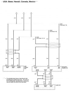 Acura RL - wiring diagram - HVAC controls (part 7)
