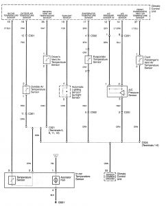 Acura RL - wiring diagram - HVAC controls