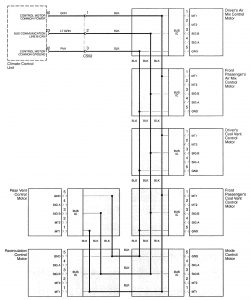 Acura RL - wiring diagram - HVAC controls