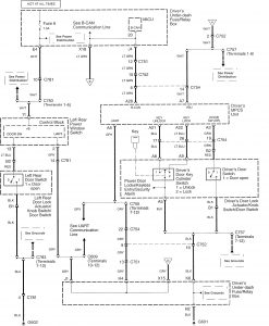 Acura RL - wiring diagram - illuminated entry (part 2)