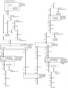 Acura RL - wiring diagram - illuminated entry (part 3)