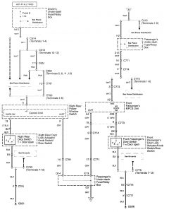 Acura RL - wiring diagram - illuminated entry (part 3)