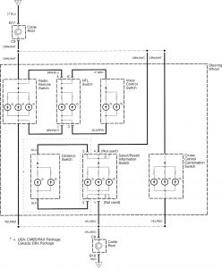 Acura RL - wiring diagram - instrument panel lamp (part 7)