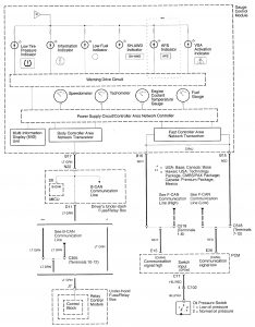 Acura RL - wiring diagram - instrumentation (part 2)
