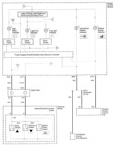 Acura RL - wiring diagram - instrumentation (part 4)