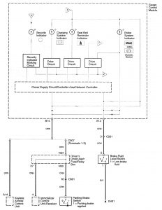 Acura RL - wiring diagram - instrumentation (part 5)