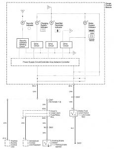 Acura RL - wiring diagram - instrumentation (part 5)
