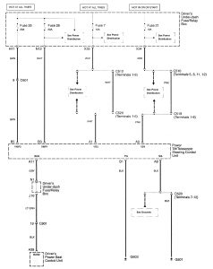 Acura RL - wiring diagram - integrated memory system (part 10)