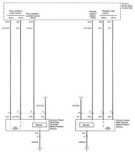 Acura RL - wiring diagram - integrated memory system (part 4)