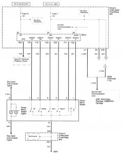 Acura RL - wiring diagram - integrated memory system (part 6)