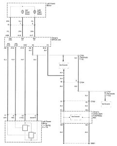 Acura RL - wiring diagram - integrated memory system (part 8)