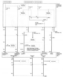 Acura RL - wiring diagram - integrated memory system (part 1)