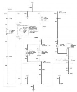Acura RL - wiring diagram - interior lighting (part 11)