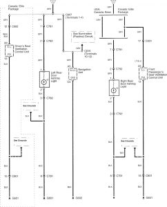 Acura RL - wiring diagram - interior lighting (part 12)