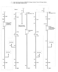 Acura RL - wiring diagram - interior lighting (part 12)