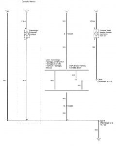 Acura RL - wiring diagram - interior lighting (part 13)
