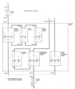 Acura RL - wiring diagram - interior lighting (part 14)