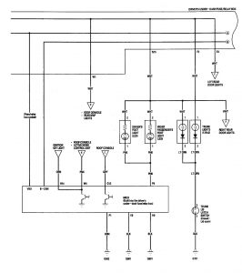 Acura RL - wiring diagram - interior lighting (part 2)