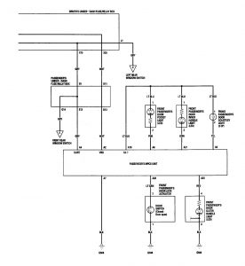Acura RL - wiring diagram - interior lighting (part 4)