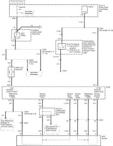 Acura RL - wiring diagram -  key interlock (part 2)